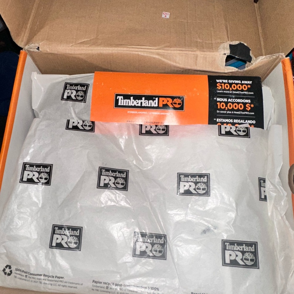 Timberland PRO Men's Black Work Boots - Picture 8 of 14